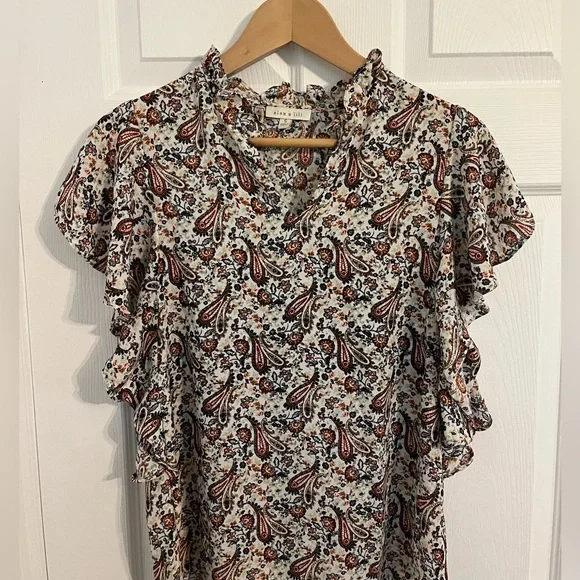 Floral paisley blouse - Picture 1 of 6